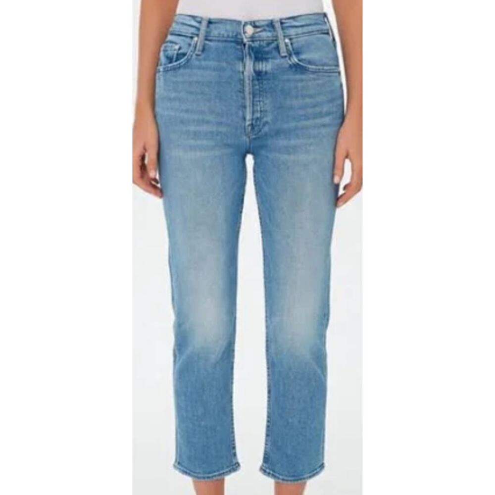 Mother Jeans The Tomcat On the Run High Rise Straight Denim Button Fly 27